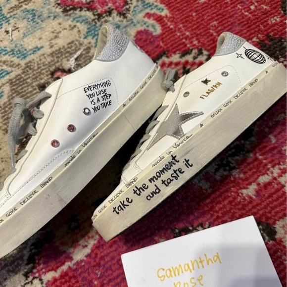 CUSTOM TAYLOR SWIFT GOLDEN GOOSE HI STAR | SIZE 39 - Picture 3 of 5